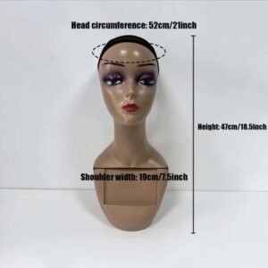 Alternative view of Long neck mannequin head